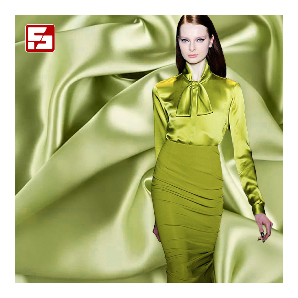 Оптовые поставки, фабрики, 100% полиэстер, атласная ткань, женское свадебное платье, атласная ткань для весенней и летней одежды