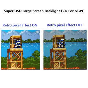 Écran LCD rétro Pixel Super OSD DIY, grand écran coloré, pour Console de jeu vidéo <span class=keywords><strong>NGPC</strong></span>, rétro-éclairé, pour NEOGEO Pocket, nouveauté - Product Image 6