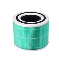 Nouveau filtre de remplacement en microfibre True HEPA haute efficacité 99,97 %, garantie 1 an pour les pièces de purificateur d'air