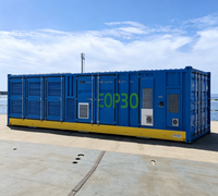 Conteneur de stockage d'énergie industriel avec cloisons personnalisées et espace de montage d'équipements