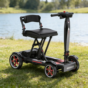 Scooter Eléctrico de Movilidad para Personas Mayores con <span class=keywords><strong>Cuatro</strong></span> Ruedas, Color Negro, Batería de Iones de Litio de 12AH, Personalizable, en Stock en EE. UU./UE/AU - Product Image 2
