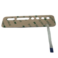 Clavier à membrane tactile pour télécommande d'extérieur avec adhésif, protection environnementale certifiée ROHS/REACH