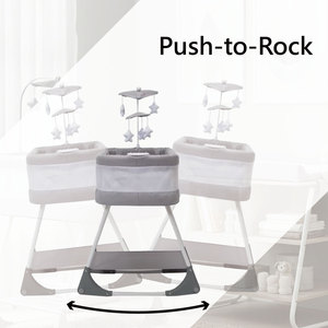 Cuna Mecedora Plegable para Bebé, Columpio para Dormitorio, Precio de Fábrica - Product Image 3