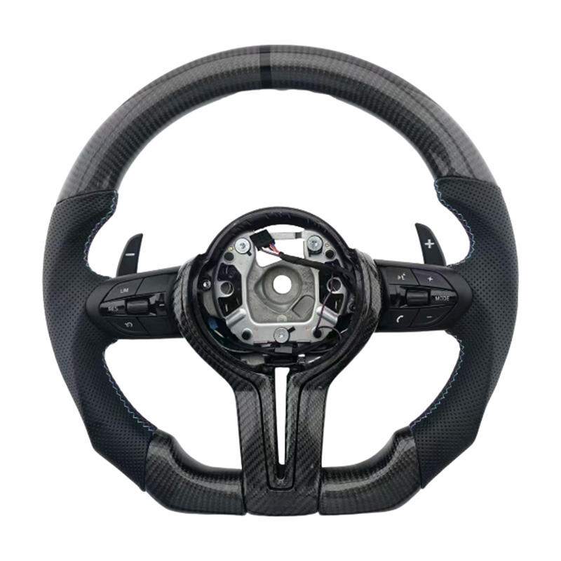 F10 Perforated Leather+Carbon Fibre+black Stripe