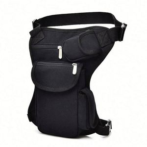 Cheap <b>Black</b> Waterproof Man Sport Leg Bag Outdoor Tactical Multi-function Leg <b>Wrappings</b> Waist Bag - Product Image 1