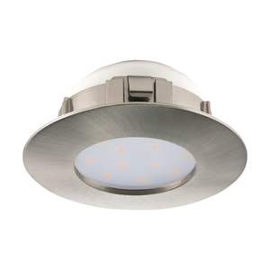 Lampada LED da Incasso PINEDA DIAM. 7.8CM SATIN NICKEL - 1X4.9W 3000K 1X360lm - Product Image 1