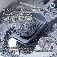 Litière pour chat TABOND BlueStone 99% anti-odeur, agglomération rapide, ATS anti-adhérent, faible poussière, écologique, sable de minerai de haute qualité