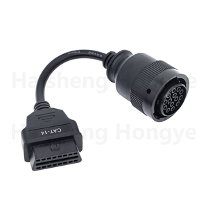 Caterpillar da 14 Pin a OBD2 da 16Pin adattatore connettore 14 Pin a spigtail strumento diagnostico cavo per gatto escavatore - Product Image 3
