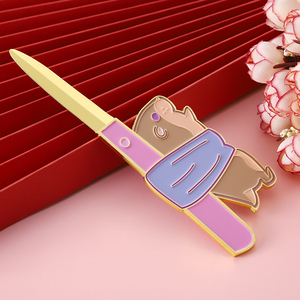 Quà Tặng Quà Lưu Niệm Du Lịch Tùy Chỉnh Dụng Cụ Cắt Kiếm Phong Bì Kim Loại Màu Vàng Bạc Hợp Kim Dụng Cụ Mở Thư Có Tay Cầm Dao Mở Thư - Product Image 3