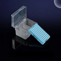 Boîte à micro-pailles en PP pour instruments de laboratoire, pour le stockage de tubes, 96 puits, OEM