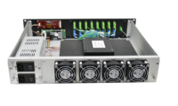 Amplificateur EDFA GPON EPON 22 dBm WDM 16 ports 2U EDFA 23 24 dBm CATV 1550nm PON EDFA avec WDM 48V 16 ports amplificateur PON