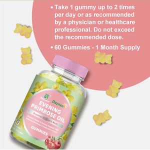 GOMAS de aceite de PRIMROSE de noche para mejorar la elasticidad de la piel Suplemento Vitamina Equilibrio femenino Gummies de hormona - Product Image 4