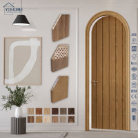 Chine Top Usine Personnalisé Portes Intérieures En Bois Arquées Portes Intérieures Rondes Villa De Luxe Maison Portes Intérieures Arquées Prémontées