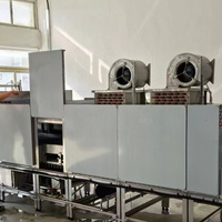 Lave-vaisselle à convoyeur modulaire 380V Type de vol Machines à vaisselle pour services de restauration à grande échelle