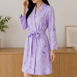 Robe de Chambre Personnalisée de Luxe pour Mariée, Lingerie, Vêtements de Nuit, Pyjamas en Bambou pour Femmes, Robes <span class=keywords><strong>Kimono</strong></span>, Chemises de Nuit pour Femmes - Product Image 1