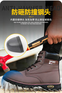 Nieuwe DUNGU Model 1706 Hoge Kwaliteit Echt Lederen Stalen Teen Werklaarzen Fabriek Winter voor Heren Dames - Product Image 5