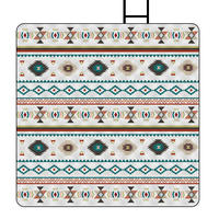 Tapis de pique-nique extra large 3x4M, épais et imperméable, couverture de camping pliable avec sangle de transport pour la plage, l'herbe et l'extérieur