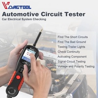 VDIAGTOOL V200 Kit de sondes de circuit électrique pour diagnostic automobile Noir Rouge Douze Volts