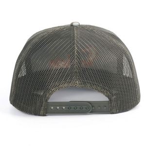 หมวกแก๊ปตาข่าย 7 ช่องทรง Trucker ยี่ห้อ Richardson รุ่น 168 ลายพราง Bottomland พร้อมเชือกผูก - Product Image 4