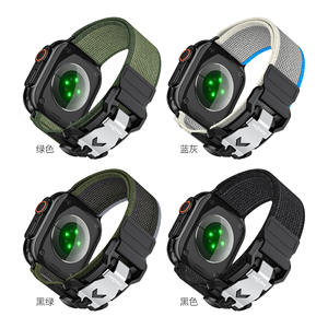 Correa Deportiva de Nailon para Apple Watch con Cierre Magnético Fidelo 42 44 45 46 49mm Negro Verde Azul Gris - Product Image 1