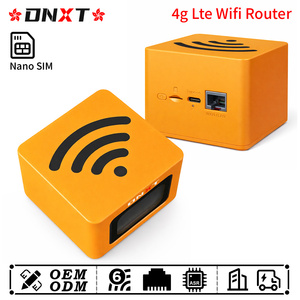 เราเตอร์ DNXT 4g lte wifi LTE Cat4 2.4GHz 300Mbps wifi 6  เราเตอร์ wifi LTE Cat4 4g พร้อมจอ LCD แบตเตอรี่ 3000mAh สำหรับใช้ในบ้าน - Product Image 1