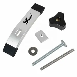 Perak T-Trek Slot Miter Track Mitra Bar Slider Meja Melihat Mitra Batang Pengukur Alat DIY Cepat Bertindak tahan Clamp