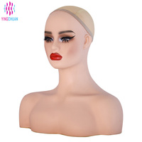 Mannequin de Tête de Bonne Qualité, Robuste, Personnalisable, Magnifique, Polyvalent, Élégant, Durable, Modèle Humain pour Vêtements