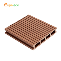 Supereco Exemple de commande Planche de terrasse extérieure en WPC Durable Imperméable Terrasse extérieure Carreaux de terrasse en WPC brossé Plancher de terrasse