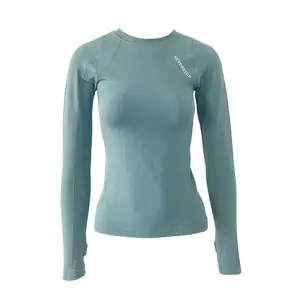 Yoga Tops High Elastic Tight Workout Tops Slimming Gym T-Shirt Jogging Wear long sleeve yoga wear