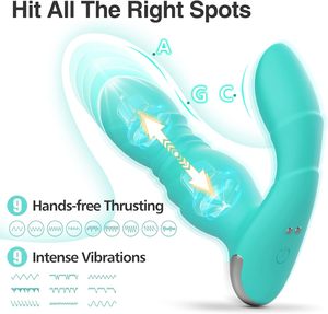 Wearable thrusting dildo với ứng dụng điều khiển từ xa máy rung với 9 mạnh mẽ strapless Strap-on dildos & Clitoral Vibrations - Product Image 2