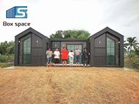 BOX SPACE petites maisons en bois hors réseau prêtes à expédier des maisons en conteneurs maisons préfabriquées kits philippines cebu