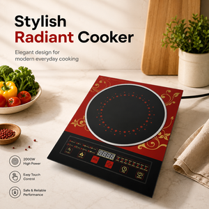 Electric Ceramic Cooker 2000W Touch Control 8 Cooking Modes Digital Timing Hot Pot High Power for Household Home Kitchen KI03008 - Product Image 2