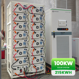 100kw năng lượng mặt trời hệ thống 200kwh Máy phát điện bess công nghiệp và thương mại năng lượng mặt trời Pin lithium năng lượng lưu trữ năng lượng tắt trên hệ thống lưới điện - Product Image 1