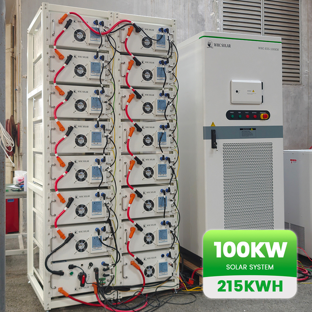 100kw Solar System 200kwh Battery Bess Industrial and Commercial Solar Lithium Battery Power Energy Storage Off on Grid System