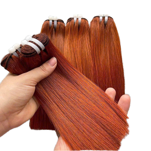 Largo, luminoso y excepcionalmente suave: el cabello humano liso y sedoso que cae sobre la piel fluye bellamente de la raíz a la punta siempre. - Product Image 1