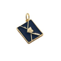 Accessoires de bricolage connecteur mauvais œil bleu breloques pour la fabrication de bijoux en vrac minuscules breloques en zircon amour coeur breloques lune étoile pendentif
