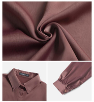 Großhandel Dubai Abaya Muslim Frauen Kleid Tunika Tops Langarm Casual Modest Satin Seiden hemden Muslim Blusen