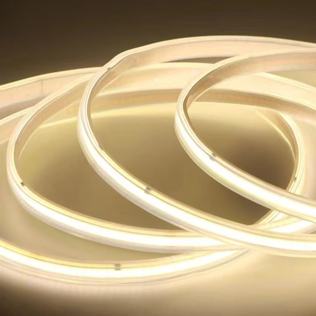 Wholesale 220v 110v High Voltage COB Strip Ip65 Waterproof 50m Roll 3000k 4000k Cob Led Strip Light