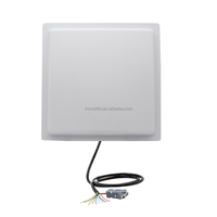 Lecteur RFID UHF longue portée intégré 8-15m, antenne 12dBi, IP65, TCP/IP, WG26, interface RS232/485 pour la gestion des véhicules de stationnement