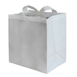 Sac isotherme personnalisé 15L avec logo, sac non tissé pour desserts et plats à emporter avec feuille d'aluminium - Product Image 2