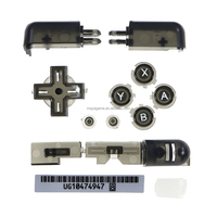 Jeu complet de boutons croisés ABXY de remplacement pour la coque du boîtier Nintendo DS Lite NDSL en plastique