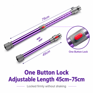 Tige télescopique de remplacement pour aspirateur V7 V8 V10 V11 V15, support de tube en aluminium réglable, OEM ODM, vente en gros - Product Image 4