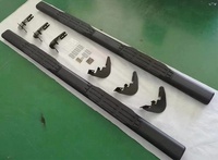 Seuil de barre de marchepied latéral en aluminium noir argenté pour Dodge RAM