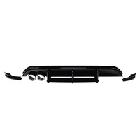 Heckdiffusor für VW Polo MK5 6C 2015-2017, Auto-Heckspoilerlippe, Exterieur-Modifikationsteile