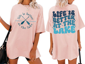 T-shirt à manches courtes pour femmes à la mode de grande taille confortable et ample de haute qualité - Product Image 5