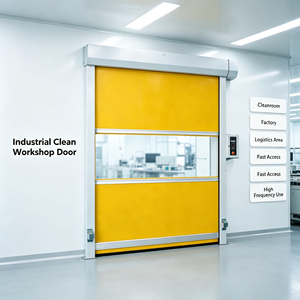 <span class=keywords><strong>Porte</strong></span> rapide électrique <span class=keywords><strong>enroulable</strong></span> en PVC, directement d'usine, pour ateliers d'assemblage automobile et projets <span class=keywords><strong>de</strong></span> passage <span class=keywords><strong>de</strong></span> ateliers <span class=keywords><strong>de</strong></span> peinture - Product Image 5
