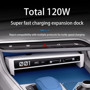 2021-2025 Car Modification Upgrade Car <b>Charger</b> Wired Fast Charging Docking Station Suitable for ZEEKR 001 - Product Image 6