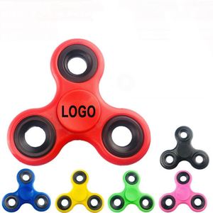 ของเล่นนิ้วมือหมุนพิมพ์โลโก้ตามสั่ง แก้เครียด สีสันสดใส - Product Image 1