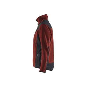 BLAKLADER - 594325365999XXXL Veste tricotée pour femme Softshell Burned red/Black - EAN 7330509858240 WORK JACKETS - Product Image 5