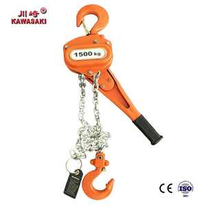 Produsen <span class=keywords><strong>Hoist</strong></span> Terbaik KAWASAKI, <span class=keywords><strong>Hoist</strong></span> Tuas Manual 1,5 Ton, Rantai G80 1,5M, Blok Rantai Tangan untuk Pengangkatan Industri - Product Image 1